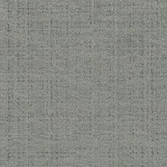 Grauer Webstoff mit dezenter Karostruktur und leicht rauer Oberfläche.